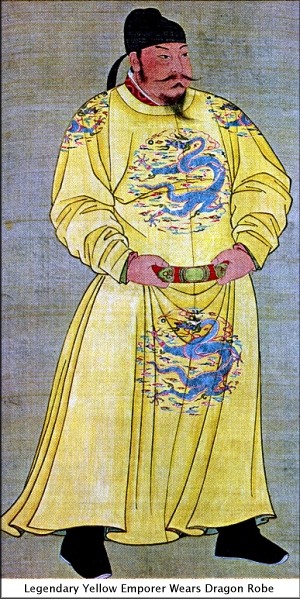 Legendary Yellow Emporer Wears Dragon Robe